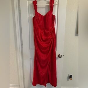 Elegant Red Prom Dress